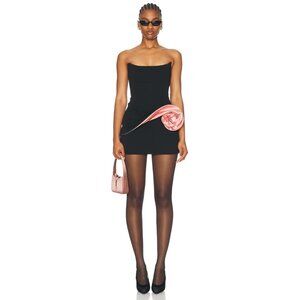 Magda Butrym Strapless Mini Dress in Black